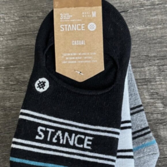Stance Adult 3 Pk Multicolor No Show Cotton Cushion Basic Icon Sock Set M 6-8.5 - Picture 1 of 1